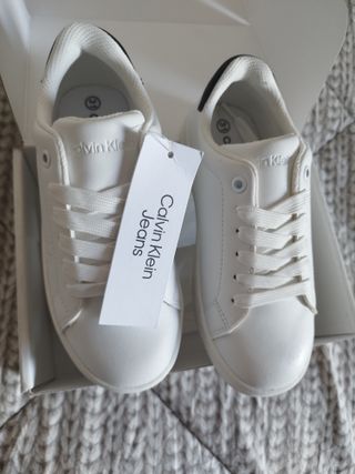 Calvin Klein Jeans Sneakers Bianche Taglia 31