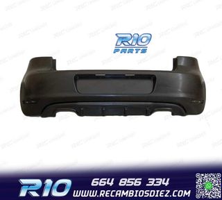 PARAGOLPES TRASERO VOLKSWAGEN VW GOLF 6 DOBLE SALIDA