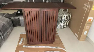 Barra de bar de madera