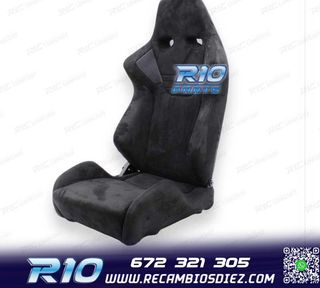 KIT ASIENTO BAQUET UNIVERSAL NEGRO EVO ERS RALLY