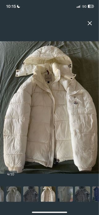 Chaqueta Blanca  Blanca Talla L Y negra