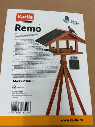 Casa para pájaros de madera Nueva