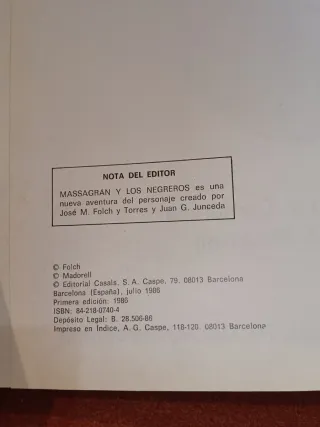 Massagrán Y Los Negreros