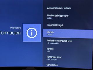 Android TV Box con Mando