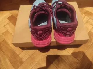 Zapatillas Fila Azul y Rosa Talla 36