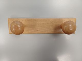 Colgador de pared de madera Largo 26 cm Ancho