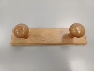 Colgador de pared de madera Largo 26 cm Ancho