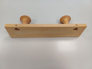 Colgador de pared de madera Largo 26 cm Ancho