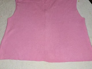 Chaleco de punto rosa. Ver medidas