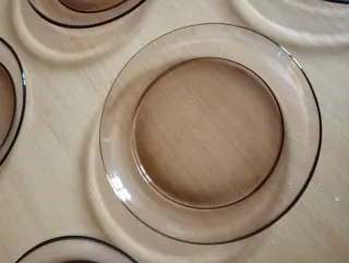 Juego 6 platos postre. Nuevos.