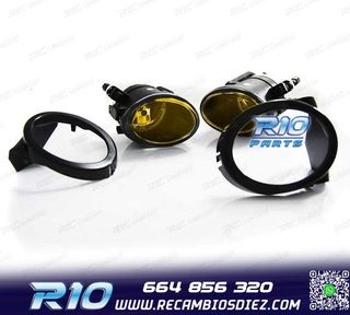 FAROS ANTINIEBLA BMW E46 98-06 E39 95-03 CRISTAL AMARILLO PA