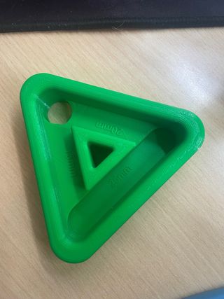 Multipresa escalada Hangboard triangular25/20/15mm