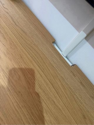 Mobile TV 120cm Bianco e Legno Modello Besta