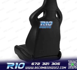 ASIENTO BAQUET UNIVERSAL CUERO NEGRO ESTILO SPORTSTER