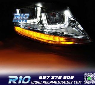 FAROS VOLKSWAGEN VW GOLF 7 12-17 LOOK GTI LED LUZ DIURNA