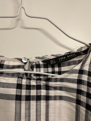 Camisa de cuadros Zara