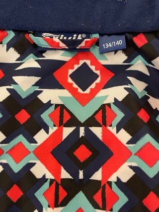 Chaqueta infantil ski estampada