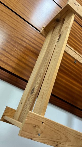 Estantería madera 4 baldas sin tratar