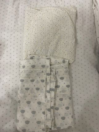 Cuna Don Algodón con colchon antiahogo, 120x60