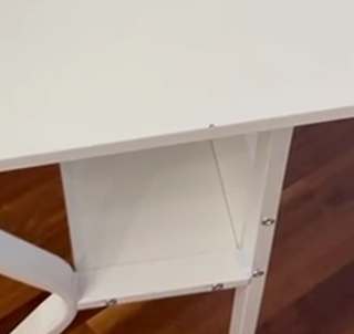 Mesa estudio blanca diseño moderno