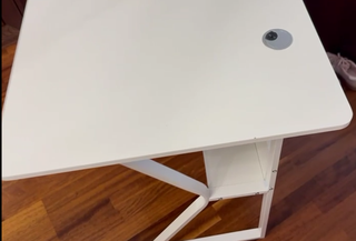 Mesa estudio blanca diseño moderno