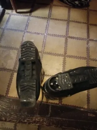 Esquís + bastones + botas + gafas