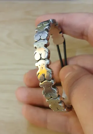 Brazalete Tous Oso Plata