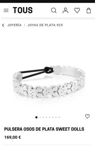 Brazalete Tous Oso Plata