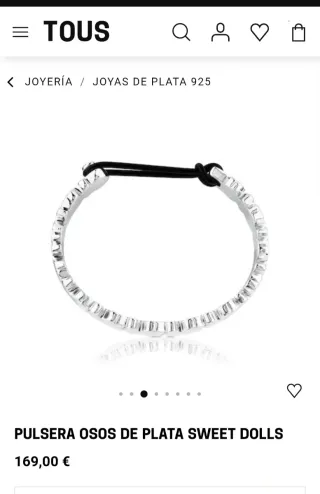 Brazalete Tous Oso Plata