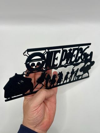 Wall art One Piece decorazione anime in PLA