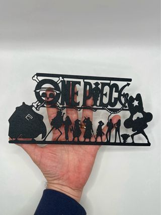 Wall art One Piece decorazione anime in PLA