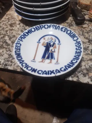 Plato Sargadelos Premio Esquío