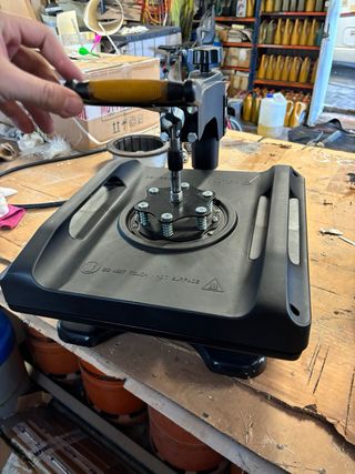 Prensa textil 38x38 cm