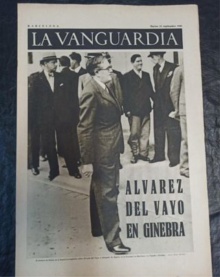 La vanguardia. Barcelona. 22 de septiembre de 1936