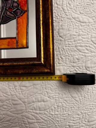 Espejo decorativo artesanal 39x52