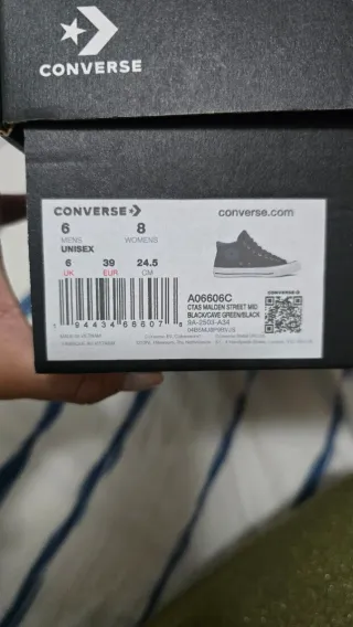 Converse Mujer Negro/Blanco Talla [Talla]