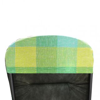 Poltrona Relax Reclinabile Verde Giallo Scozzese