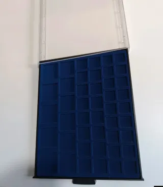 Vassoio Cassetto 45 caselle diff x monete medaglie