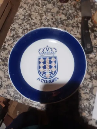 Plato decorativo A Coruña Sargadelos
