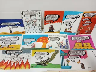 Lote de 22 postales humorísticas vintage