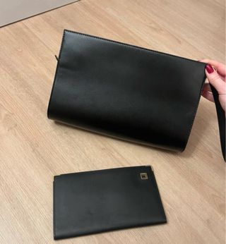 Bolso y billetera Dunhill negro