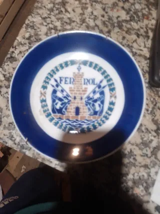 Plato decorativo Sargadelos Ferrol