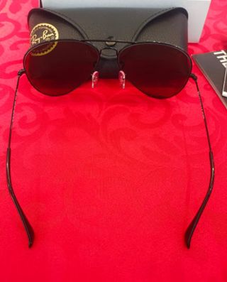 Gafas de Sol Ray-Ban Aviator Negras Verdes