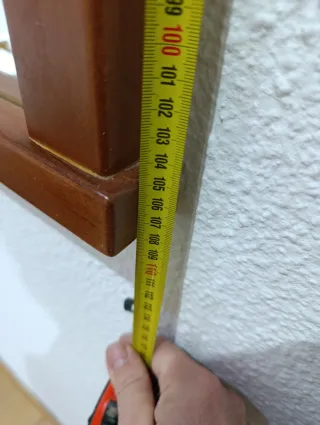 Espejo Madera Maciza Marco Marrón