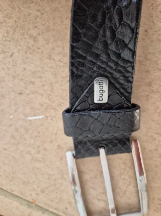 Cintura Bugatti Uomo Nera 122 cm