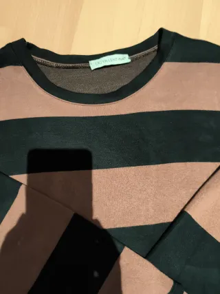 Camiseta Valentina Rayas Marrón y Negro