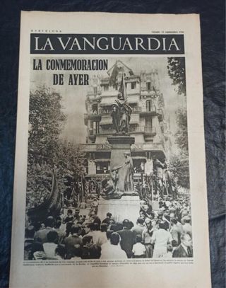La vanguardia. Barcelona. 12 de septiembre de 1936