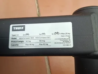 Portabicicletas Thule VeloCompact 927 Bola