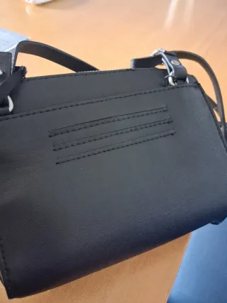 Bolso Cartera Zara Negro Unisex