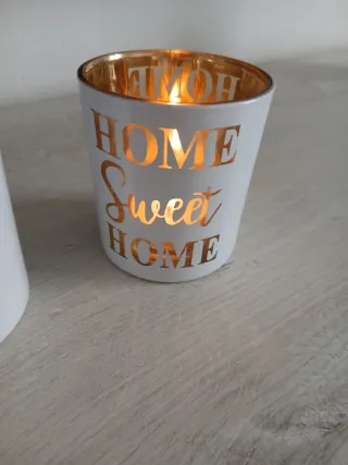 Portacandele decorativi Home Sweet Home